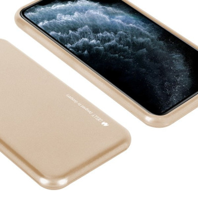 Силиконови гърбове Силиконови гърбове за Apple Iphone Силиконов гръб ТПУ MERCURY iJelly Metal Case за Apple iPhone 11 Pro Max 6.5 златист 